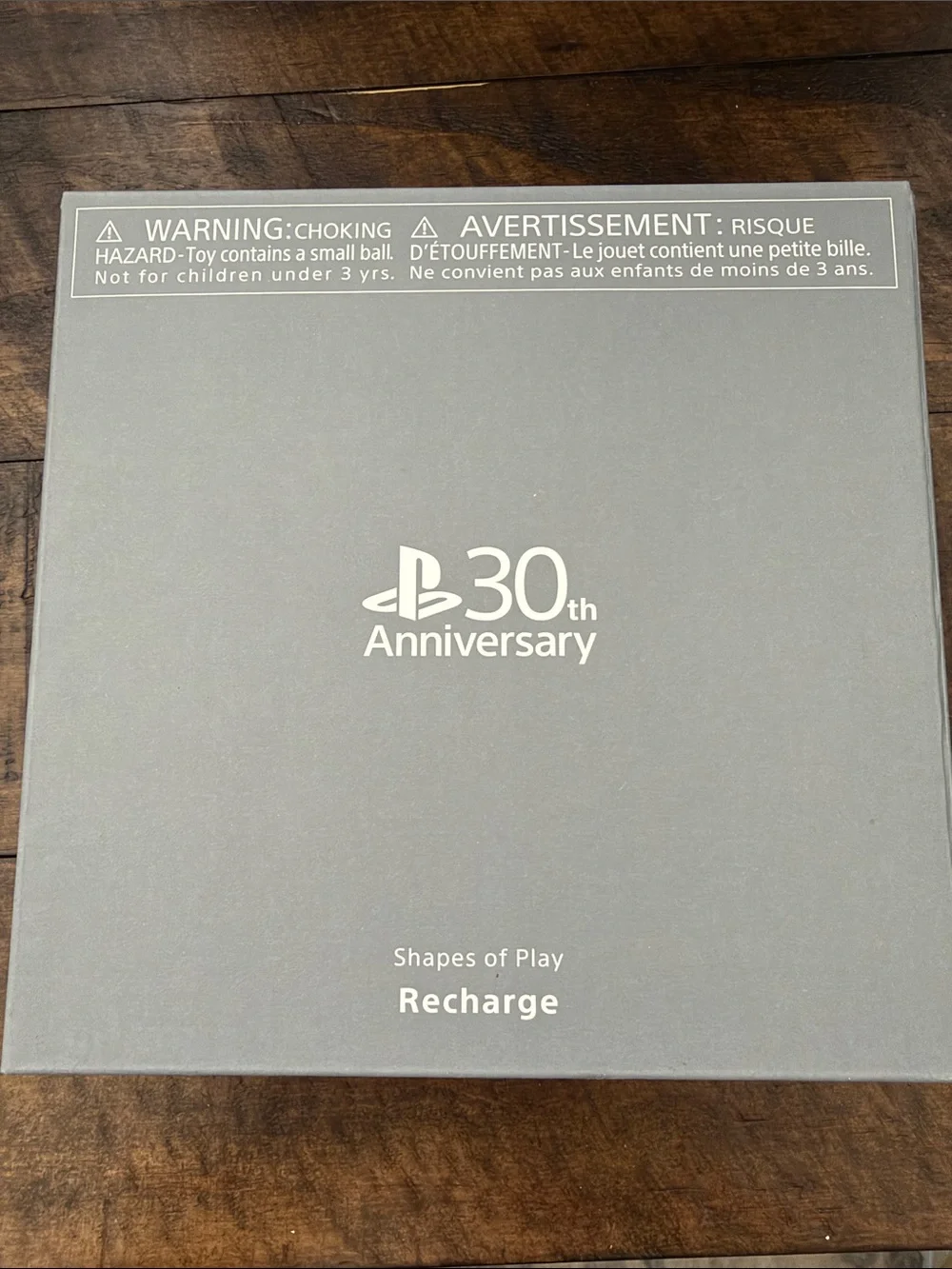 Sony PlayStation 30th Anniversary Recharge Box (Shapes of Play) - Gray